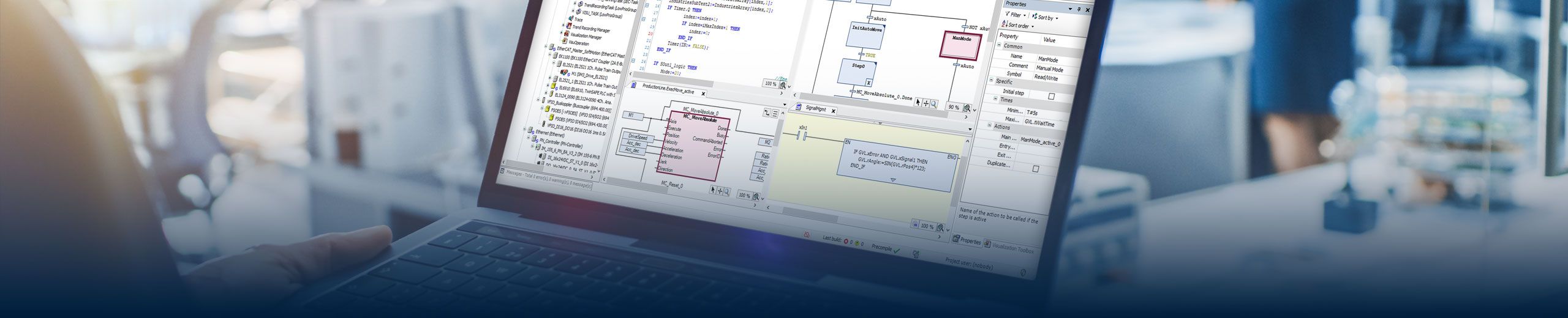 Realizzazione professionale di progetti di automazione secondo la norma IEC 61131-3