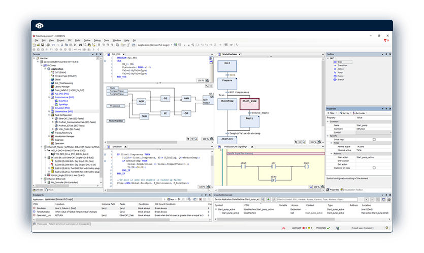 Il CODESYS Development System è il cuore della piattaforma software.